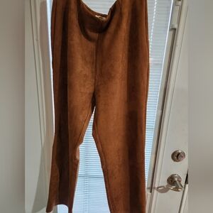 Brown Straight Leg Women's Pants